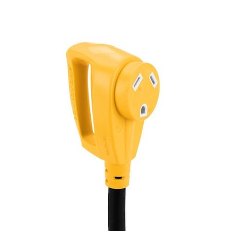 Camco POWERGRIP - GENADPTDB 12IN 30AM 4-PRONG/90F125V/3750W(E/F) CSA 55384